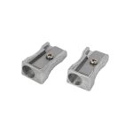 BEIFA SC17 Aluminum Alloy Pencil Sharpener | Single Hole Metal Sharpener | Mix Bulk