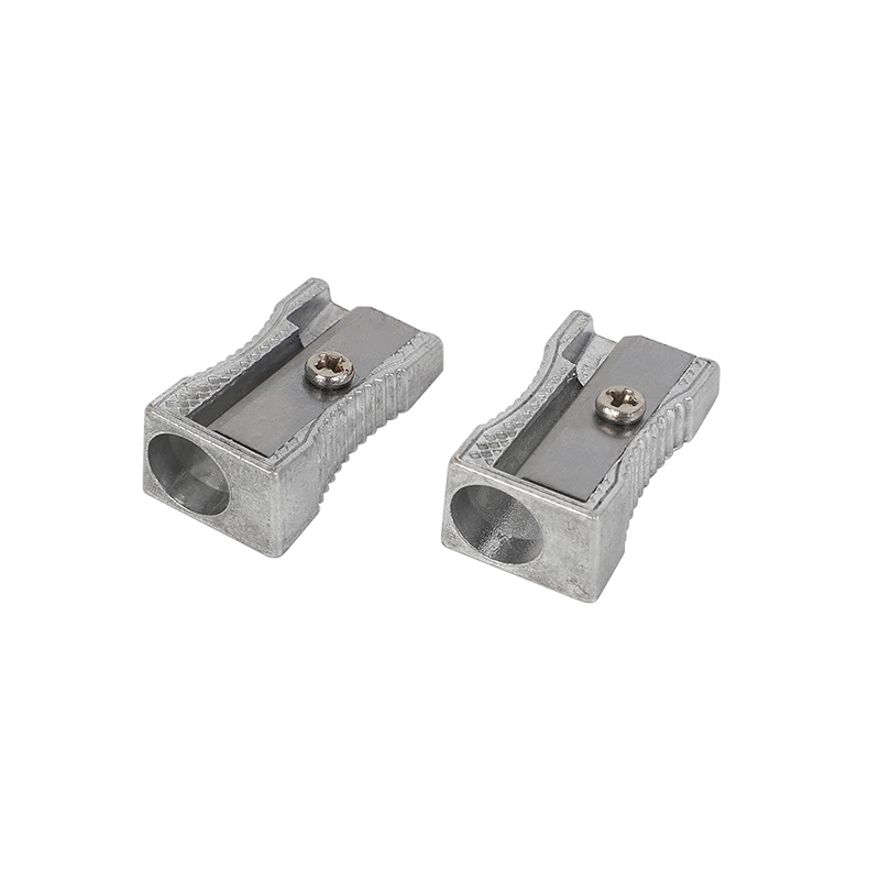BEIFA SC18 Aluminum Alloy Pencil Sharpener | Single Hole Flat Metal Sharpener | Mix Bulk