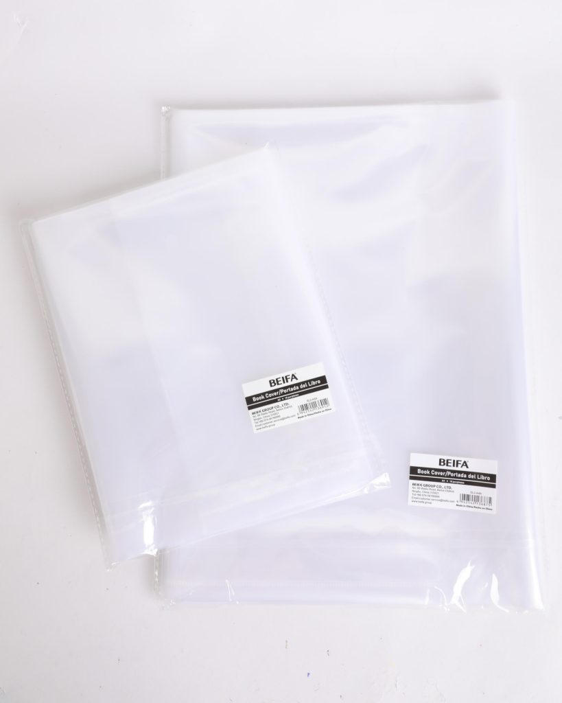 BEIFA SL2 A4 Book Cover | Transparent Waterproof Notebook Cover | Mix Bulk