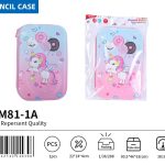 BEIFA SM81 EVA Unicorn Pencil Case | Large Capacity Kids Pencil Box | Mix Bulk
