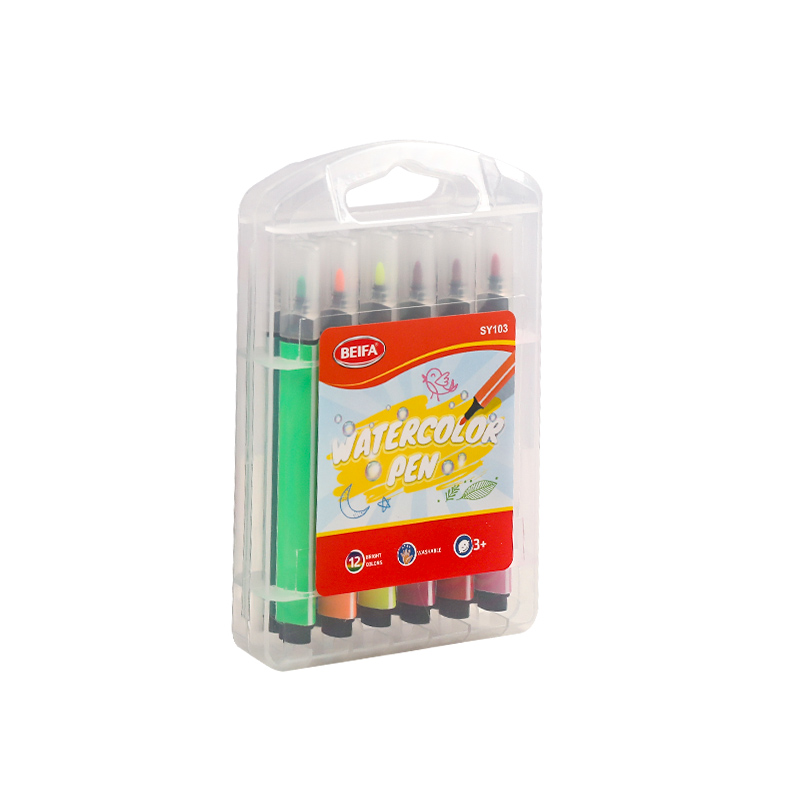 BEIFA SY103 Watercolor Pens | Bright, Washable Fine-Tip Markers for Children’s Art & School Projects | Mix Bulk Wholesale