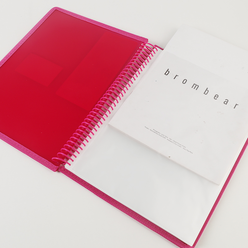 BEIFA WC103 Spiral Display Book Folder A4 Clear Booklet Wholesale | Mix Bulk
