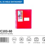 BEIFA WC103 Spiral Display Book Folder A4 Clear Booklet Wholesale | Mix Bulk