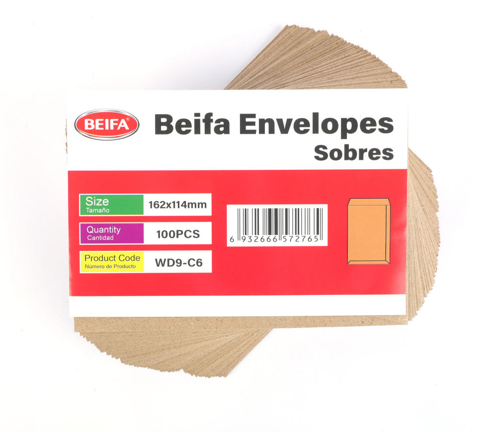 BEIFA WD9 Kraft Paper Envelopes C3 C4 C5 C6 DL Wholesale Mailing Envelopes | Mix Bulk