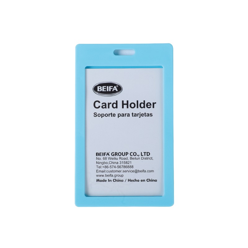BEIFA WF3 PVC Card Holder | Vertical ID Badge Holder | Mix Bulk Wholesale