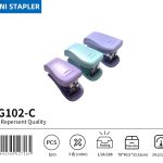 BEIFA FG102-C Mini Stapler Set | Cute Office Stapler Wholesale | Mix Bulk