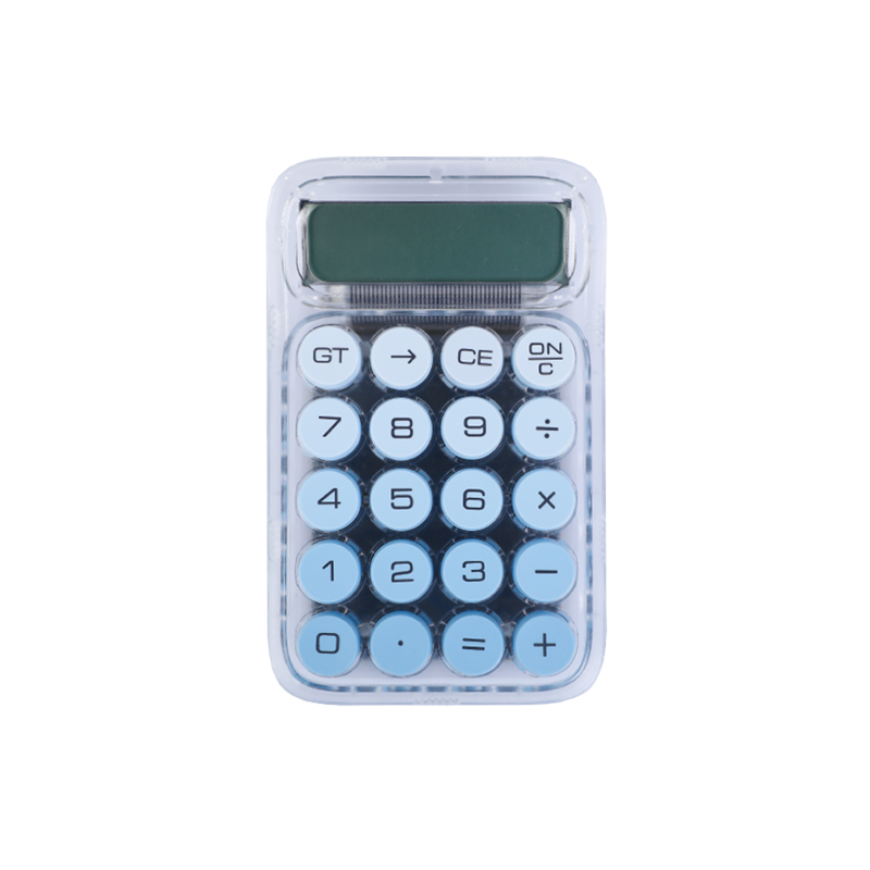 BEIFA FL1 10-Digit Transparent Calculator | Cute Desktop Calculator Wholesale | Mix Bulk