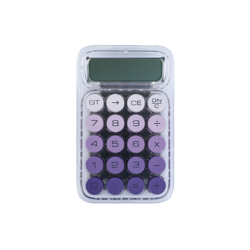BEIFA FL1 10-Digit Transparent Calculator | Cute Desktop Calculator Wholesale | Mix Bulk