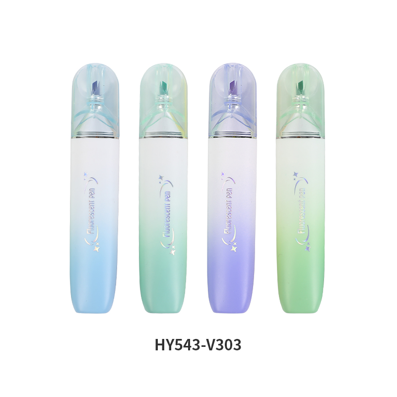 BEIFA HY543 Fluorescent Highlighter Set 4 Colors Chisel Tip Marker Wholesale | Mix Bulk