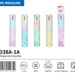 BEIFA SD38 Flexible Geometry Ruler Set | PVC Math Measuring Tools | Mix Bulk
