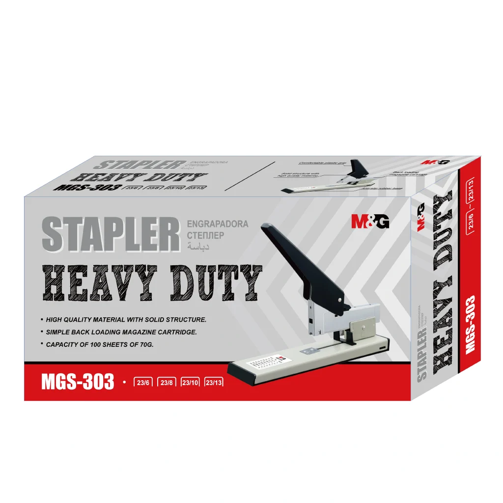 M&G Heavy Duty Metal Stapler 100/200 Sheets MGS-303 MGS-304 Wholesale