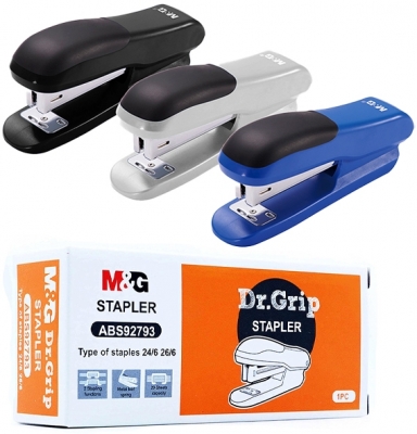 M&G MGS-13 Dr.Grip Desktop Office Stapler 24/6 26/6 Wholesale