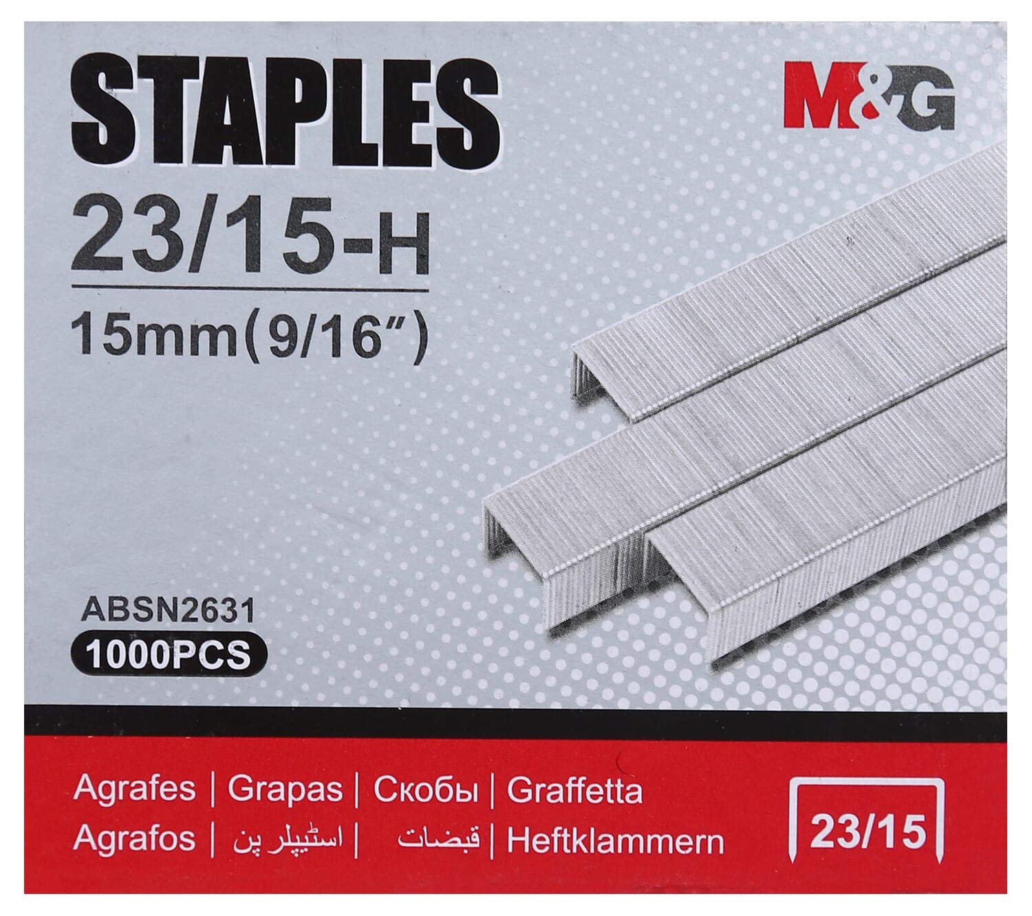M&G Heavy Duty Staples 23/13 23/15 23/17 23/20 1000pcs Wholesale