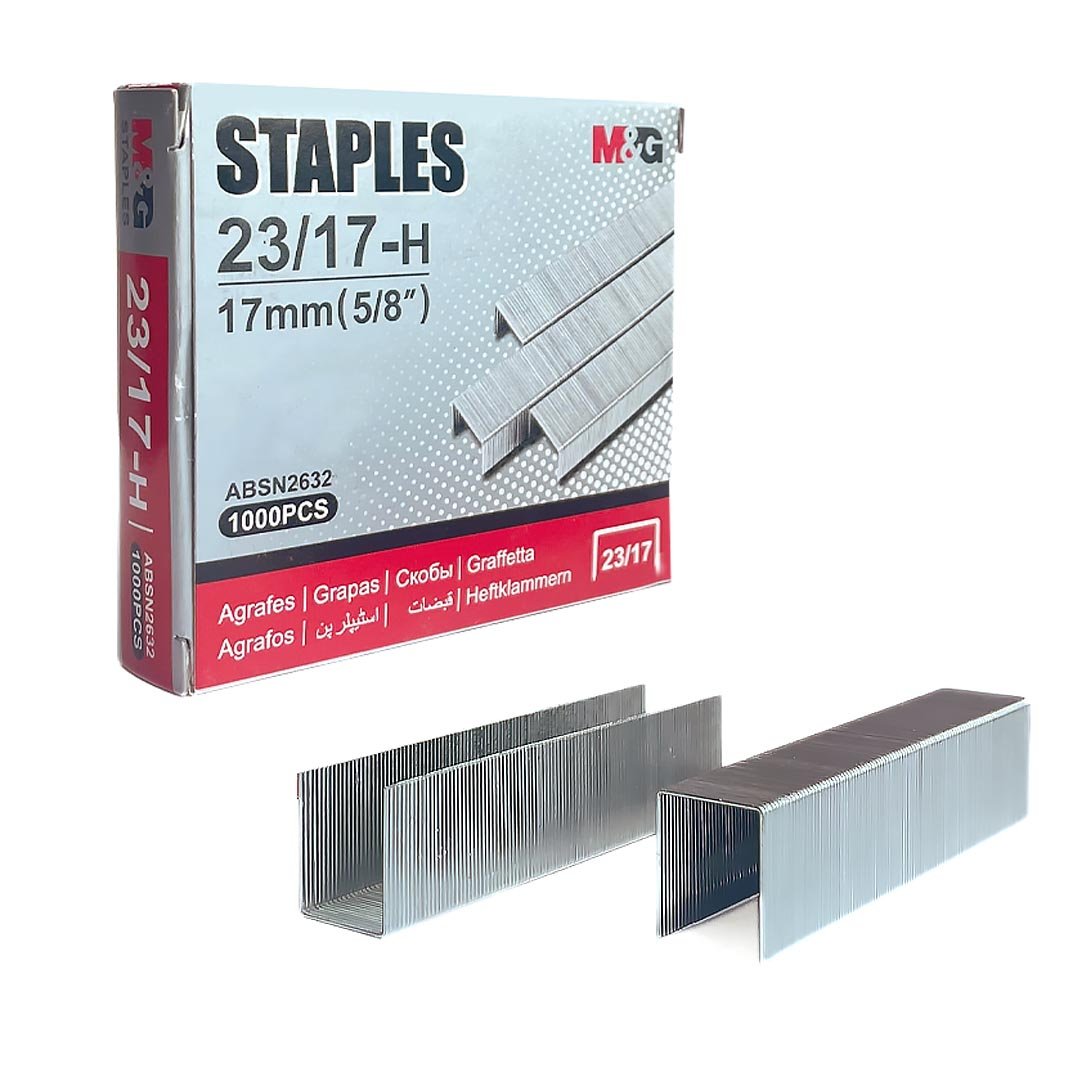 M&G Heavy Duty Staples 23/13 23/15 23/17 23/20 1000pcs Wholesale