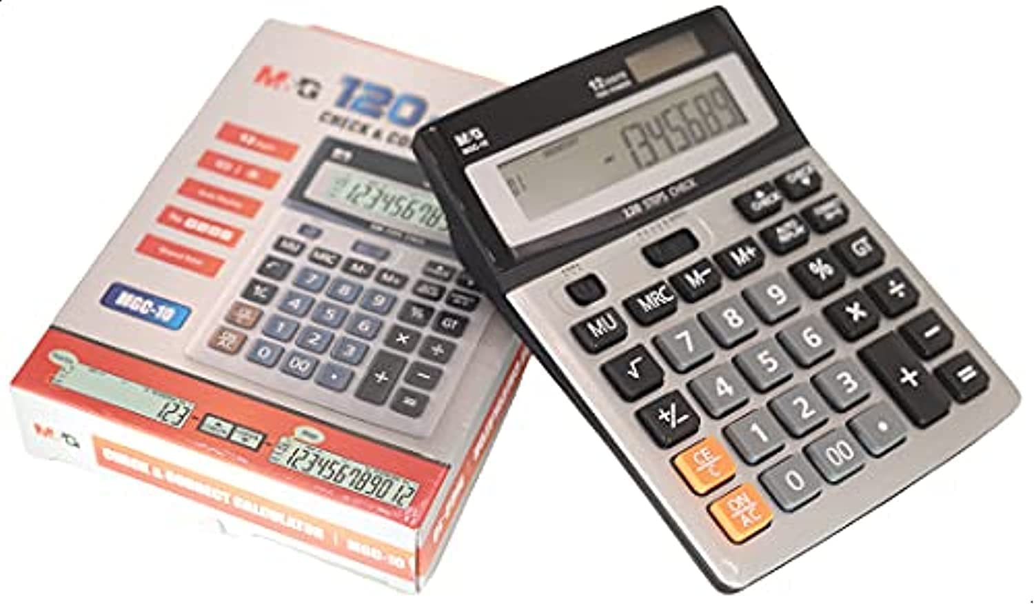 M&G MGC-10 12-Digit Desktop Calculator Check & Correct Wholesale