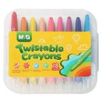M&G twistable retractable crayons 12 18 24 36 Colors PP Box Wholesale