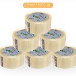 M&G AJD95785 Transparent Packing Tape 48mm x 150Y 6 Rolls Wholesale