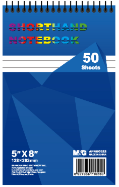 M&G APNDC022 Top Spiral Shorthand Notebook 5×8 Inch Wholesale