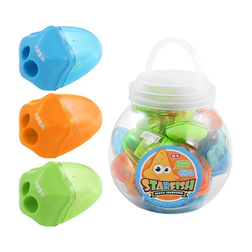 M&G APSN1273 Starfish Double Hole Pencil Sharpener with Waste Container Wholesale