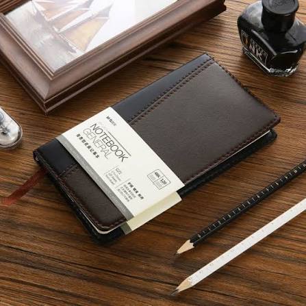 M&G Two-Tone PU Cover Notebook 120 Sheets Wholesale