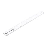 M&G ARL960G4 30cm Clear PS Plastic Straight Ruler CM & Inch Wholesale