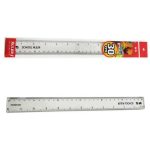 M&G ARL960G4 30cm Clear PS Plastic Straight Ruler CM & Inch Wholesale