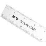 M&G ARL960X0 30cm PS Plastic Straight Ruler Dual CM & Inch Wholesale