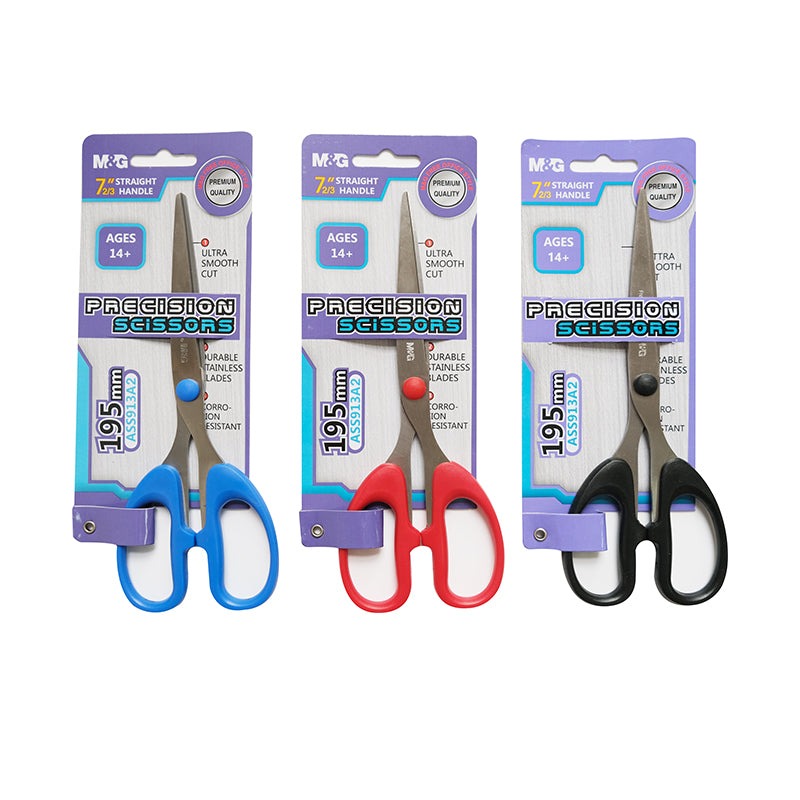 M&G ASS913A2 7-Inch Stainless Steel Office Scissors Wholesale