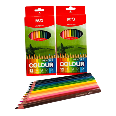 M&G hexagonal drawer colored pencils 12 24 36 Colors Wholesale