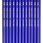 M&G full graphic drawing pencil set 12pcs 2H-14B Sketch Pencils Wholesale