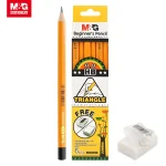 M&G jumbo triangle HB pencils AWPQ4901 with Sharpener and Eraser Wholesale