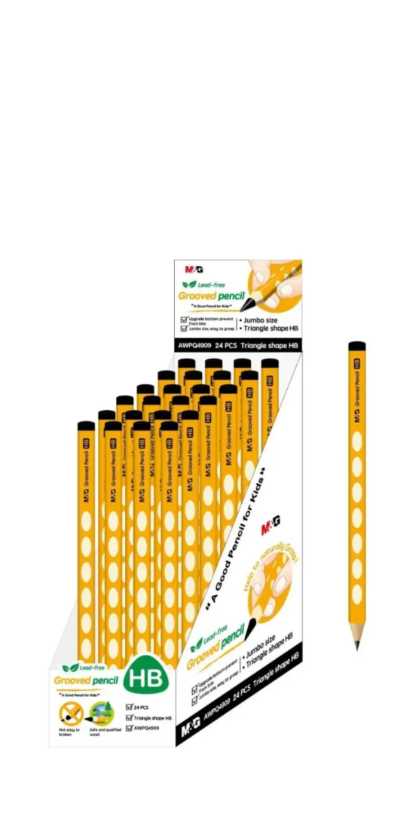M&G jumbo grooved pencils AWPQ4909 HB Triangular Wholesale