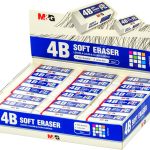 M&G AXPN0760 4B Soft White Pencil Eraser 42x18x11mm Wholesale