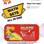 M&G HARL1304 math geometry compass set 10 Pieces Tin Box Wholesale