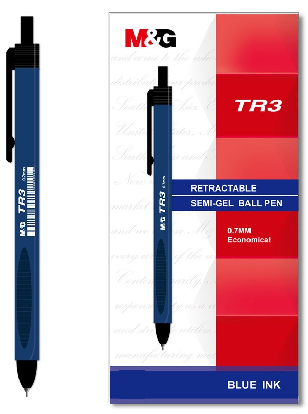 M&G TR3 ABPW3072 Semi-Gel Ball Pen 0.7mm Wholesale